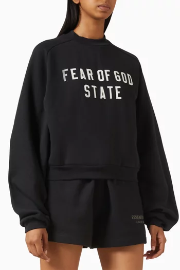 Crew Sweatshirt in Fleece