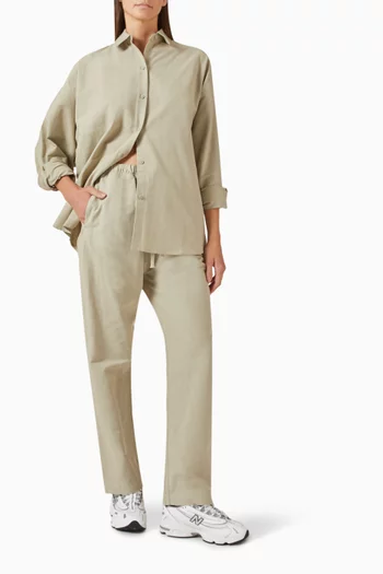 Relaxed Shirt in Brushed Oxford Cotton
