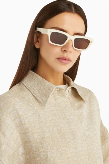 Alfred Square Sunglasses in Acetate