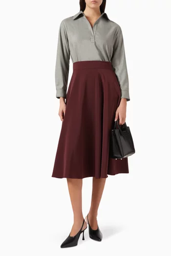 قميص إنكلوسو مزيج صوف