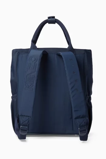 Elephant-embroidered Daiper Bag