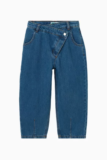 Asymmetrical Jeans in Denim