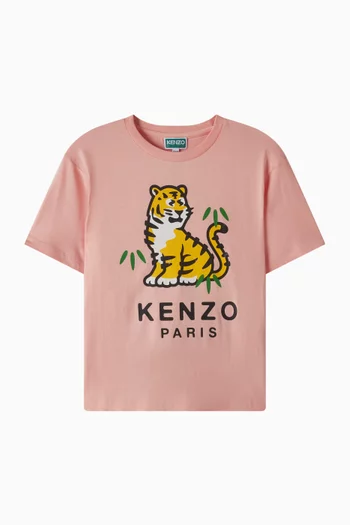 تي شيرت بشعار الماركة قطن