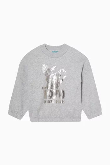 Logo Sweatshirt in Cotton