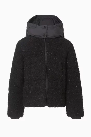 Zambaga Teddy Hooded Down Jacket