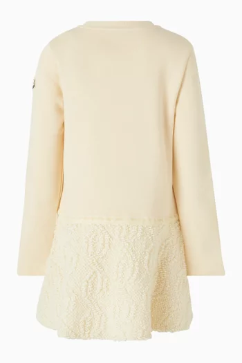 Sweatshirt Dress in Cotton
