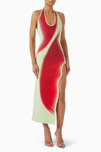 Noah Halterneck Maxi Dress