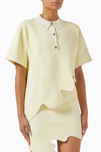 Naya Reactive UV Wavy Polo T-shirt