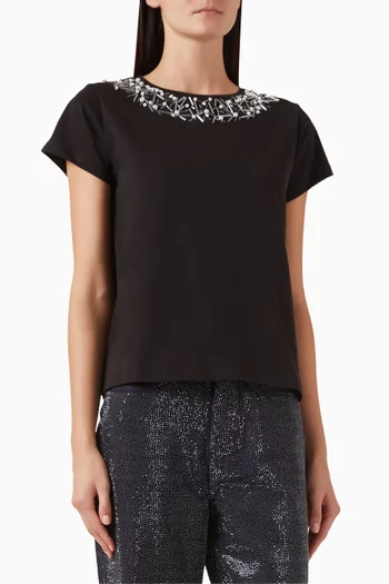 تي شيرت ريسر قطن وجيرسيه