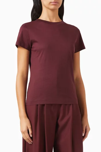 Crewneck T-shirt in Cotton