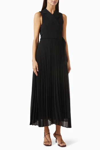 Statua Wrap Dress in Crepe