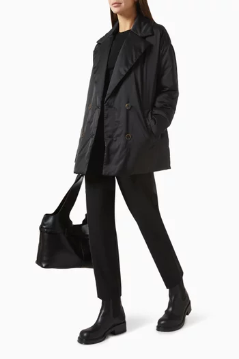 Remote Quilted Jacket in Satin