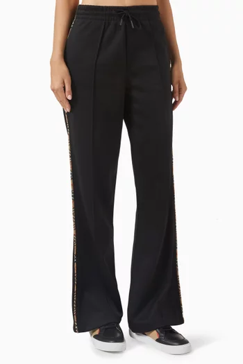 Check-trim Sweatpants