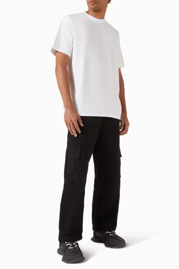 Blocks-print T-shirt in Cotton