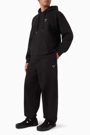 Heart Sweatpants in Cotton-fleece