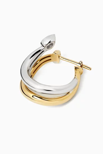 Small Boa Single Earring in 18kt Gold