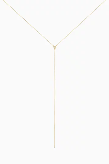 Dune Diamond Necklace in 9kt Yellow Gold
