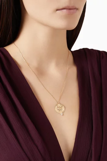 Gaby N.2 Diamond Necklace in 9kt Gold