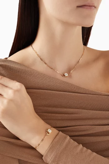 Ginger Resin Bracelet in 9kt Gold