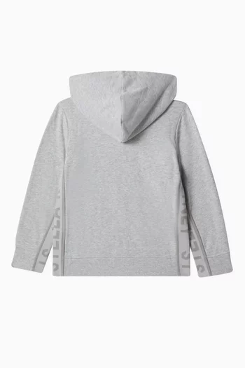 Logo Zip-up Hoodie Organic Cotton