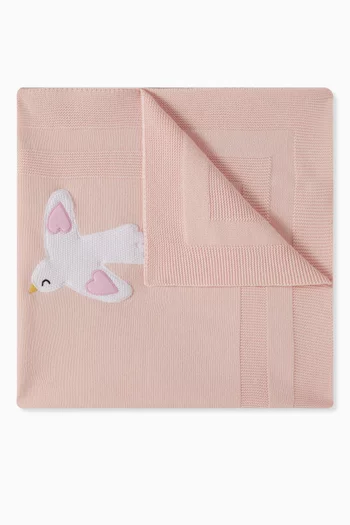 Doves Blanket in Cotton Knit