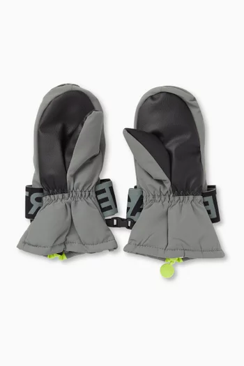 Logo Tape Ski Gloves