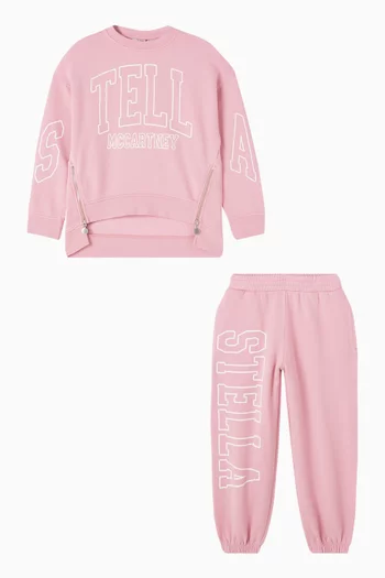 Logo Tracksuit in Cotton-fleece