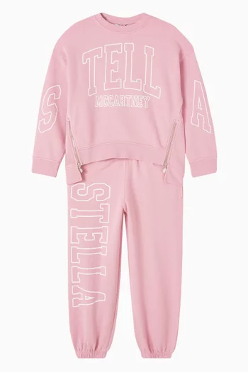 Logo Tracksuit in Cotton-fleece