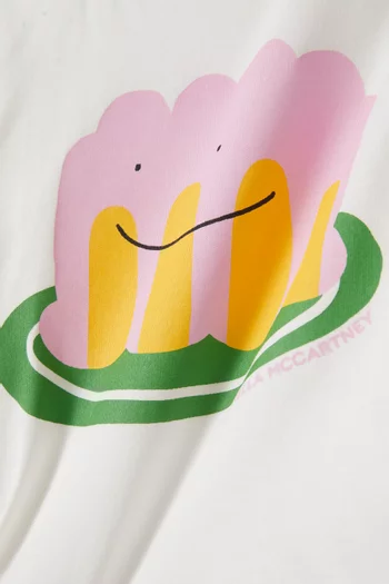 Graphic-print T-shirt in Cotton