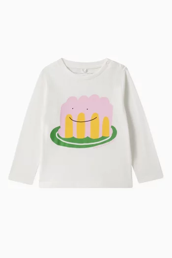 Graphic-print T-shirt in Cotton