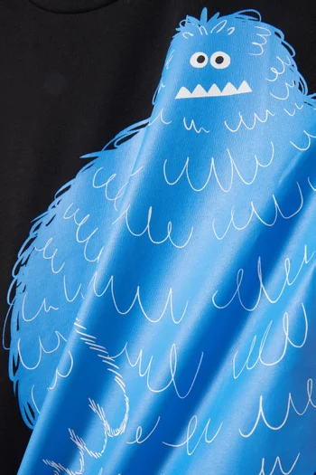 Graphic-print T-shirt in Cotton