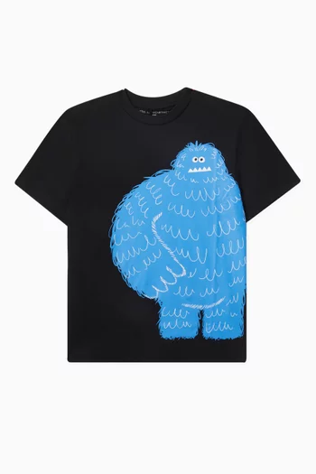 Graphic-print T-shirt in Cotton