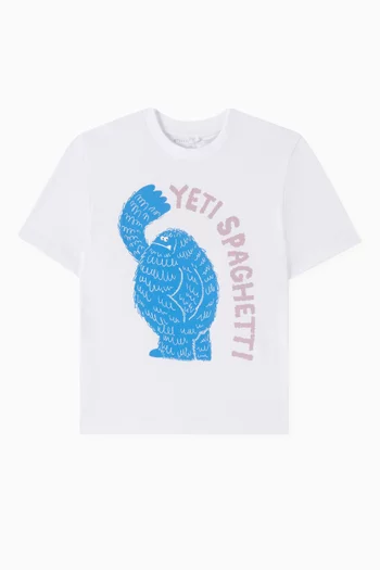 Yeti Spaghetti Graphic-print T-shirt in Cotton