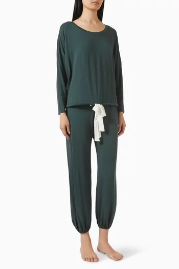 طقم بيجاما جيزيل بقصة فضفاضة تينسيل مودال