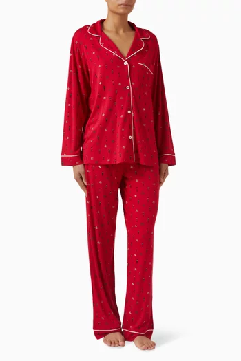 Gisele Printed Long Pyjama Set in TENCEL™ Modal