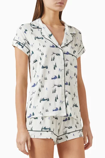 Gisele Printed Short Pyjama Set in TENCEL™ Modal