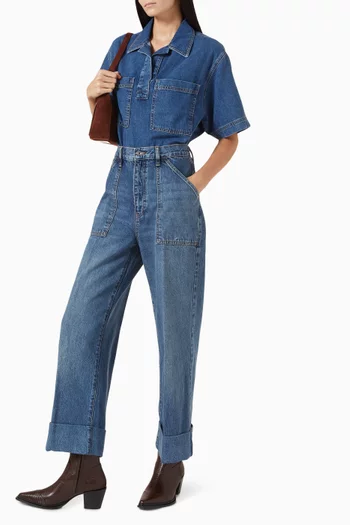 The Hi-low Shirt in Denim