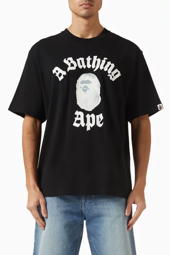 College T-shirt in Cotton