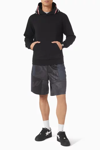 Shark Pullover Hoodie in Cotton