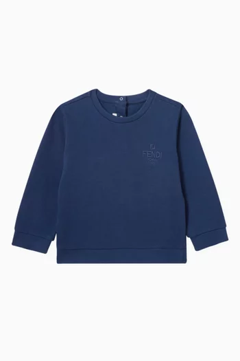 Logo Sweatshirt in Cotton