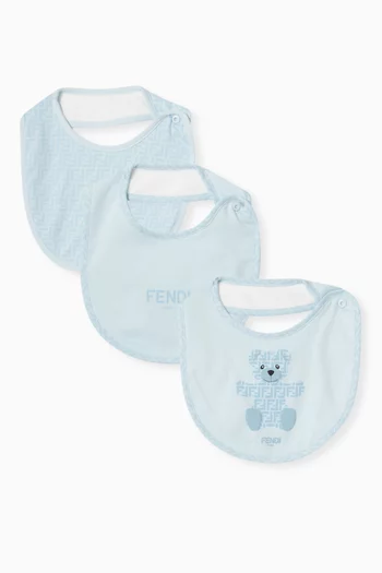 Logo Bib Set, Pack of 3