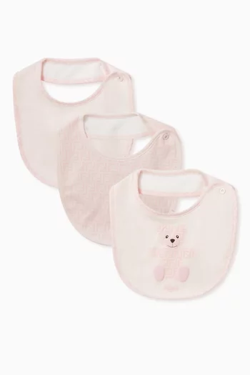 Logo Bib Set, Pack of 3