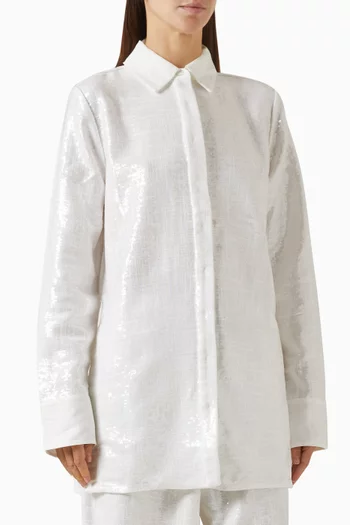 Marley Sequin-embellished Shirt
