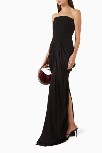 Res Gown in Satin Crepe