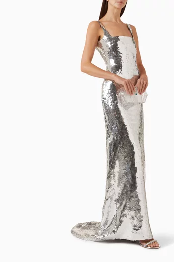 Electra Sequin-embellished Gown