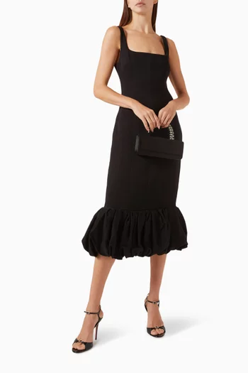 Arcelin Midi Dress in Wool Blend