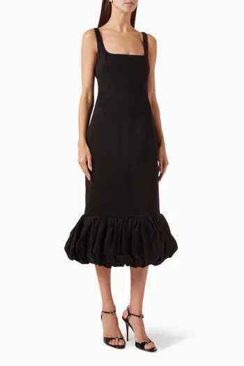 Arcelin Midi Dress in Wool Blend