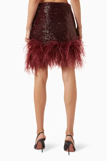 Giaci Embellished Mini Skirt