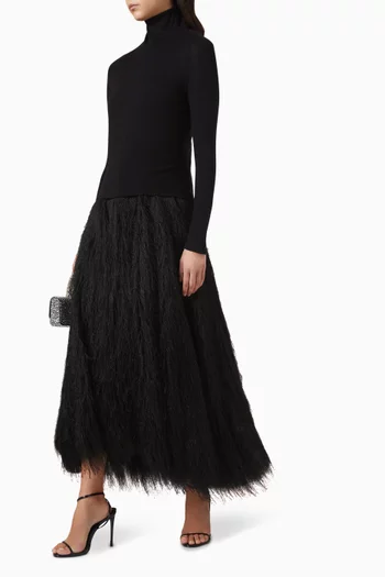 فستان إيتا متوسط الطول