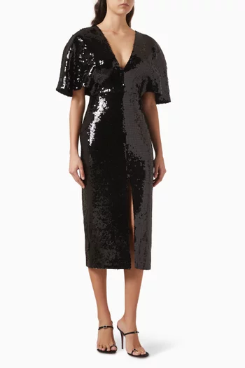 فستان إرمارا مطرز بالترتر